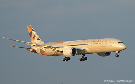 Boeing 787-9 | A6-BLG | Etihad Airways | Z&UUML;RICH (LSZH/ZRH) 21.06.2018