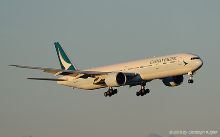 Boeing 777-367ER | B-KPR | Cathay Pacfic | Z&UUML;RICH (LSZH/ZRH) 28.06.2018