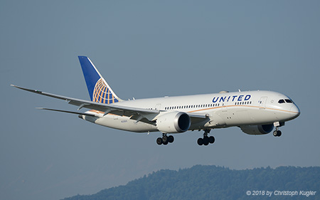 Boeing 787-8 | N30913 | United Airlines | Z&UUML;RICH (LSZH/ZRH) 01.07.2018