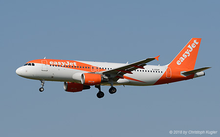 Airbus A320-214 | G-EZUP | easyJet UK | Z&UUML;RICH (LSZH/ZRH) 02.07.2018