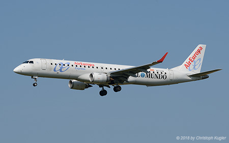 Embraer ERJ-195LR | EC-LCQ | Air Europa Express | Z&UUML;RICH (LSZH/ZRH) 14.07.2018