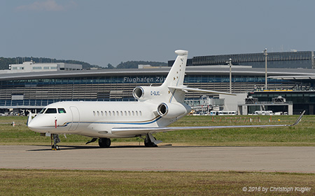 Dassault Falcon 7X | C-GLXC | untitled (Galaxy Airways) | Z&UUML;RICH (LSZH/ZRH) 24.07.2018
