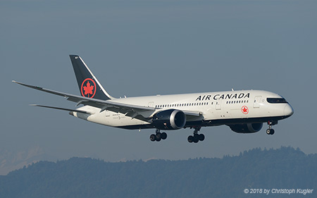 Boeing 787-8 | C-GHPQ | Air Canada | Z&UUML;RICH (LSZH/ZRH) 29.07.2018