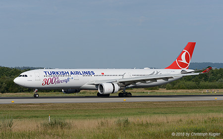 Airbus A330-303 | TC-LNC | Turkish Airlines | Z&UUML;RICH (LSZH/ZRH) 01.08.2018