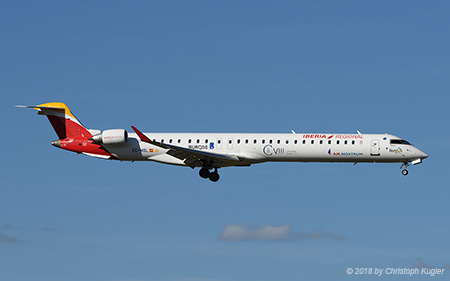 Bombardier CRJ 1000 | EC-MSL | Air Nostrum (Iberia Regional) | Z&UUML;RICH (LSZH/ZRH) 11.08.2018