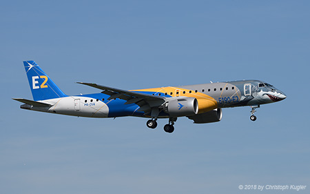 Embraer ERJ-190-E2 | PR-ZGQ | Embraer  |  company demonstrator | Z&UUML;RICH (LSZH/ZRH) 26.09.2018