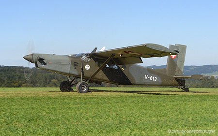 Pilatus PC-6/B2-H2M-1 | V-613 | Swiss Air Force | CHL&AUML;MPE (----/---) 12.09.2019