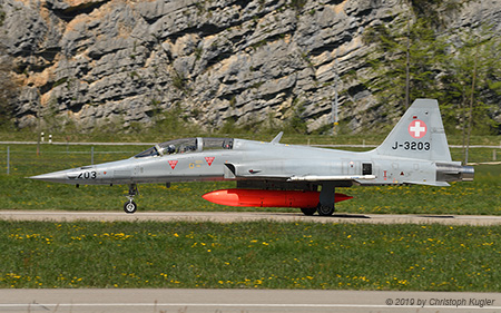 Northrop F-5F Tiger II | J-3203 | Swiss Air Force | MEIRINGEN (LSMM/---) 01.05.2019