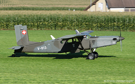 Pilatus PC-6/B2-H2M-1 | V-613 | Swiss Air Force | SCHLIERBACH WEIERBACH(----/---) 12.09.2019