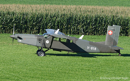 Pilatus PC-6/B2-H2M-1 | V-618 | Swiss Air Force | SCHLIERBACH WEIERBACH(----/---) 12.09.2019