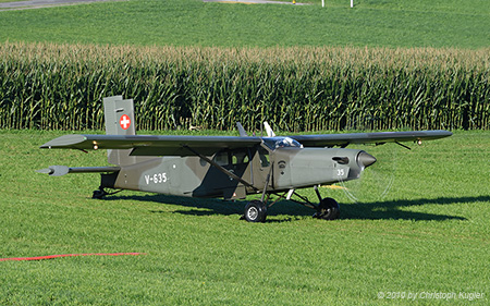 Pilatus PC-6/B2-H2M | V-635 | Swiss Air Force | SCHLIERBACH WEIERBACH(----/---) 12.09.2019