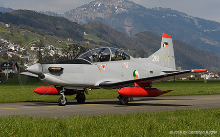 Pilatus PC-9 | 261 | Irish Air Corps | BUOCHS (LSZC/BXO) 27.03.2019