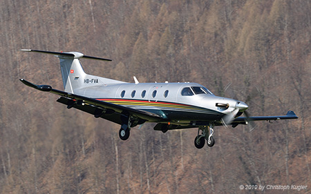Pilatus PC-12 | HB-FVA | untitled (Fly 7 Executive Aviation) | BUOCHS (LSZC/BXO) 27.03.2019