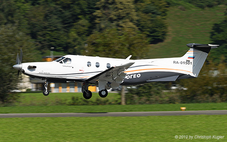 Pilatus PC-12 | RA-01501 | AeroGeo Airlines | BUOCHS (LSZC/BXO) 16.09.2019