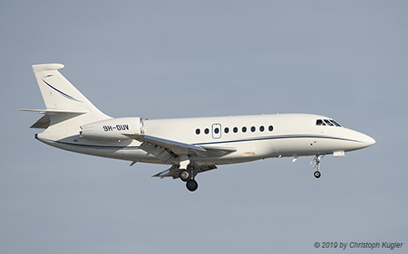 Dassault Falcon 2000EX EASy | 9H-DUV | untitled (Skyfirst) | Z&UUML;RICH (LSZH/ZRH) 04.01.2019