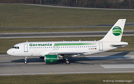 Airbus A319-111 | D-STQ | Germania | Z&UUML;RICH (LSZH/ZRH) 19.01.2019