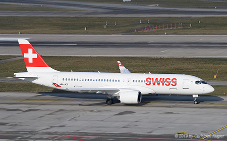 Airbus A220-300 | HB-JCT | Swiss International Air Lines | Z&UUML;RICH (LSZH/ZRH) 19.01.2019