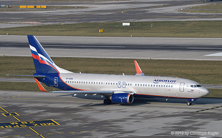 Boeing 737-8LJ | VP-BON | Aeroflot | Z&UUML;RICH (LSZH/ZRH) 19.01.2019