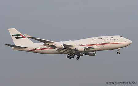 Boeing 747-422 | A6-HRM | Dubai Airwing | Z&UUML;RICH (LSZH/ZRH) 21.01.2019