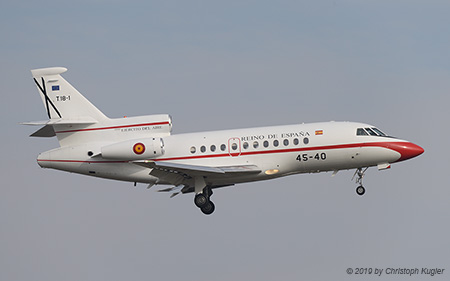 Dassault Falcon 900 | T.18-1 | Spanish Air Force | Z&UUML;RICH (LSZH/ZRH) 23.01.2019