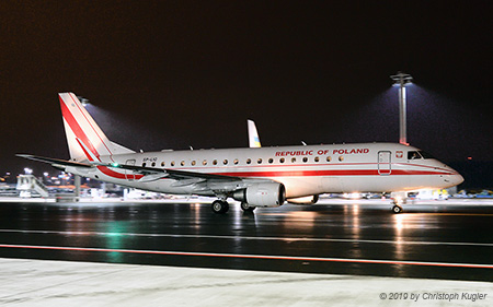 Embraer ERJ-175LR | SP-LIG | Polish Air Force | Z&UUML;RICH (LSZH/ZRH) 24.01.2019