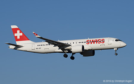 Bombardier CSeries 300 | HB-JCP | Swiss International Air Lines | Z&UUML;RICH (LSZH/ZRH) 16.02.2019