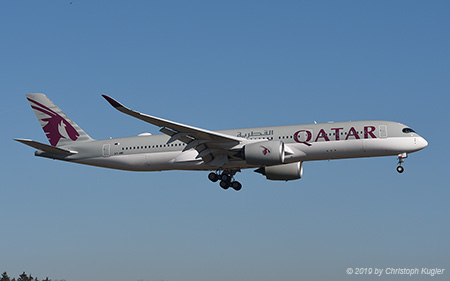 Airbus A350-941 | A7-AME | Qatar Airways | Z&UUML;RICH (LSZH/ZRH) 16.02.2019