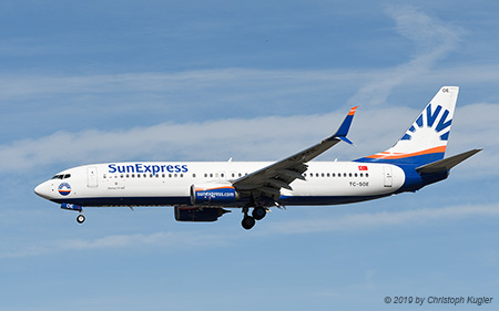 Boeing 737-800 | TC-SOE | SunExpress | Z&UUML;RICH (LSZH/ZRH) 16.03.2019