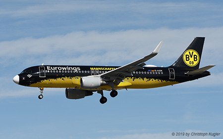 Airbus A320-214 | D-AIZR | Eurowings  |  Mannschaftsbus BVB | Z&UUML;RICH (LSZH/ZRH) 16.03.2019