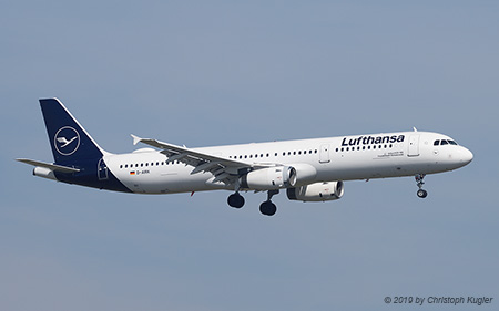 Airbus A321-131 | D-AIRK | Lufthansa | Z&UUML;RICH (LSZH/ZRH) 22.03.2019