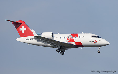 Bombardier Challenger 650 NG | HB-JWC | Swiss Air Ambulance | Z&UUML;RICH (LSZH/ZRH) 22.03.2019