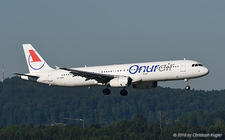 Airbus A321-231 | LY-NVQ | Onur Air | Z&UUML;RICH (LSZH/ZRH) 02.06.2019