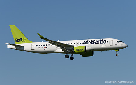 Airbus A220-300 | YL-AAP | Air Baltic | Z&UUML;RICH (LSZH/ZRH) 02.06.2019