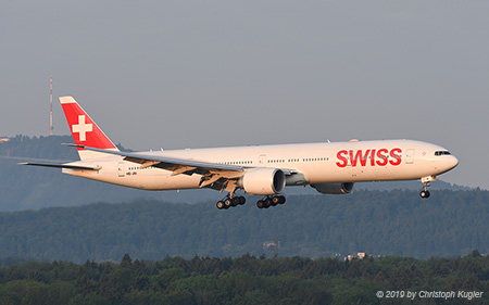 Boeing 777-300ER | HB-JNI | Swiss International Air Lines | Z&UUML;RICH (LSZH/ZRH) 04.06.2019