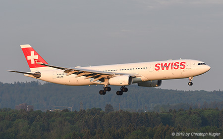 Airbus A330-343E | HB-JHE | Swiss International Air Lines | Z&UUML;RICH (LSZH/ZRH) 04.06.2019