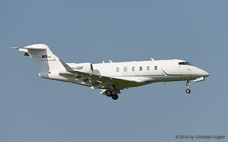 Bombardier Challenger 350 | YU-GSF | untitled (Skybridge Intl. Balkan) | Z&UUML;RICH (LSZH/ZRH) 05.06.2019