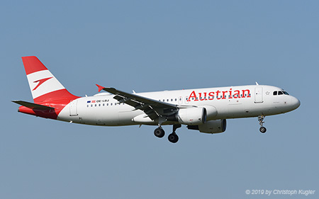 Airbus A320-214 | OE-LBJ | Austrian Airlines | Z&UUML;RICH (LSZH/ZRH) 30.06.2019