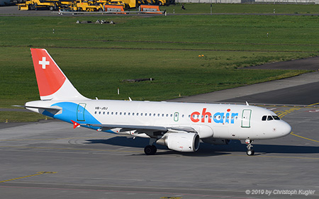 Airbus A319-112 | HB-JOJ | Chair Airlines | Z&UUML;RICH (LSZH/ZRH) 30.06.2019