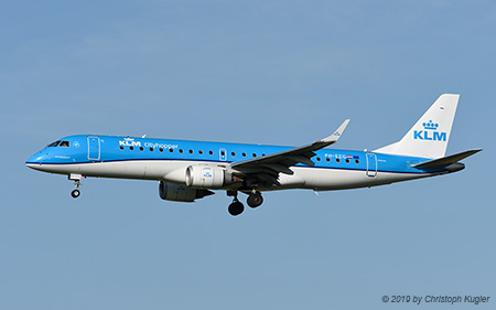 Embraer ERJ-190LR | PH-EZG | KLM Cityhopper | Z&UUML;RICH (LSZH/ZRH) 10.07.2019