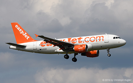 Airbus A319-111 | G-EZAA | easyJet UK | Z&UUML;RICH (LSZH/ZRH) 13.07.2019