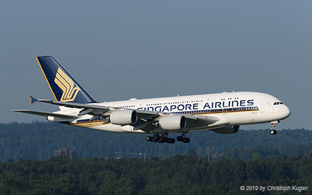 Airbus A380-841 | 9V-SKS | Singapore Airlines | Z&UUML;RICH (LSZH/ZRH) 14.07.2019