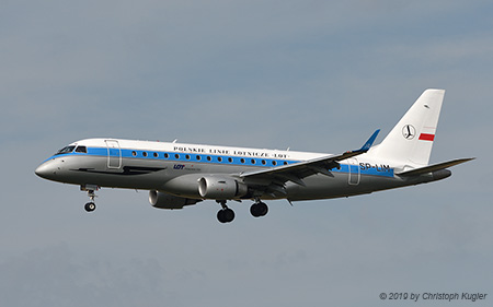 Embraer ERJ-175LR | SP-LIM | LOT Polish Airlines  |  Retro scheme | Z&UUML;RICH (LSZH/ZRH) 20.07.2019