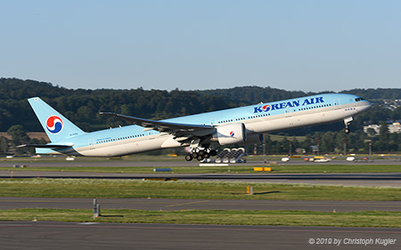 Boeing 777-3B5ER | HL8250 | Korean Air | Z&UUML;RICH (LSZH/ZRH) 23.07.2019