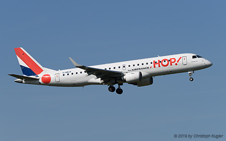 Embraer ERJ-190LR | F-HBLB | HOP!  | Z&UUML;RICH (LSZH/ZRH) 23.07.2019