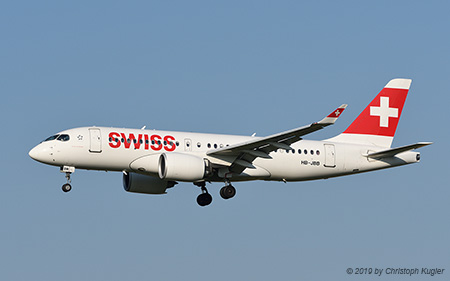 Bombardier CSeries 100 | HB-JBB | Swiss Global Airlines | Z&UUML;RICH (LSZH/ZRH) 24.07.2019