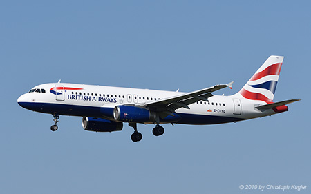 Airbus A320-232 | G-EUYG | British Airways | Z&UUML;RICH (LSZH/ZRH) 24.07.2019