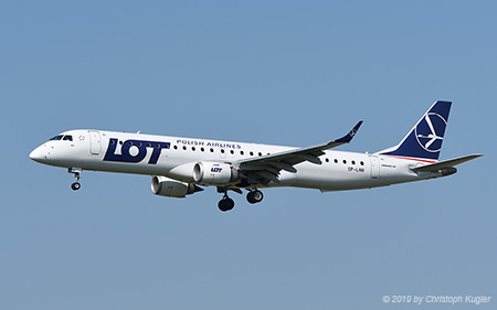 Embraer ERJ-195IGW | SP-LNH | LOT Polish Airlines | Z&UUML;RICH (LSZH/ZRH) 24.07.2019