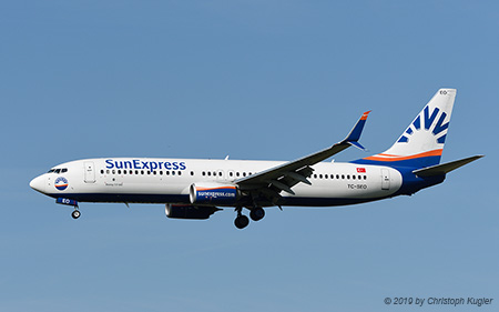 Boeing 737-8HC | TC-SEO | SunExpress | Z&UUML;RICH (LSZH/ZRH) 01.08.2019