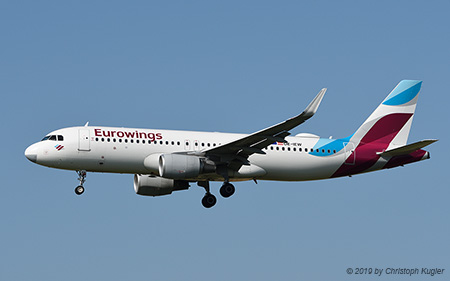 Airbus A320-214 | OE-IEW | Eurowings Europe | Z&UUML;RICH (LSZH/ZRH) 03.08.2019