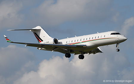 Bombardier BD.700 Global 5000 | EJ-SAID | untitled (Gain Jet) | Z&UUML;RICH (LSZH/ZRH) 03.08.2019
